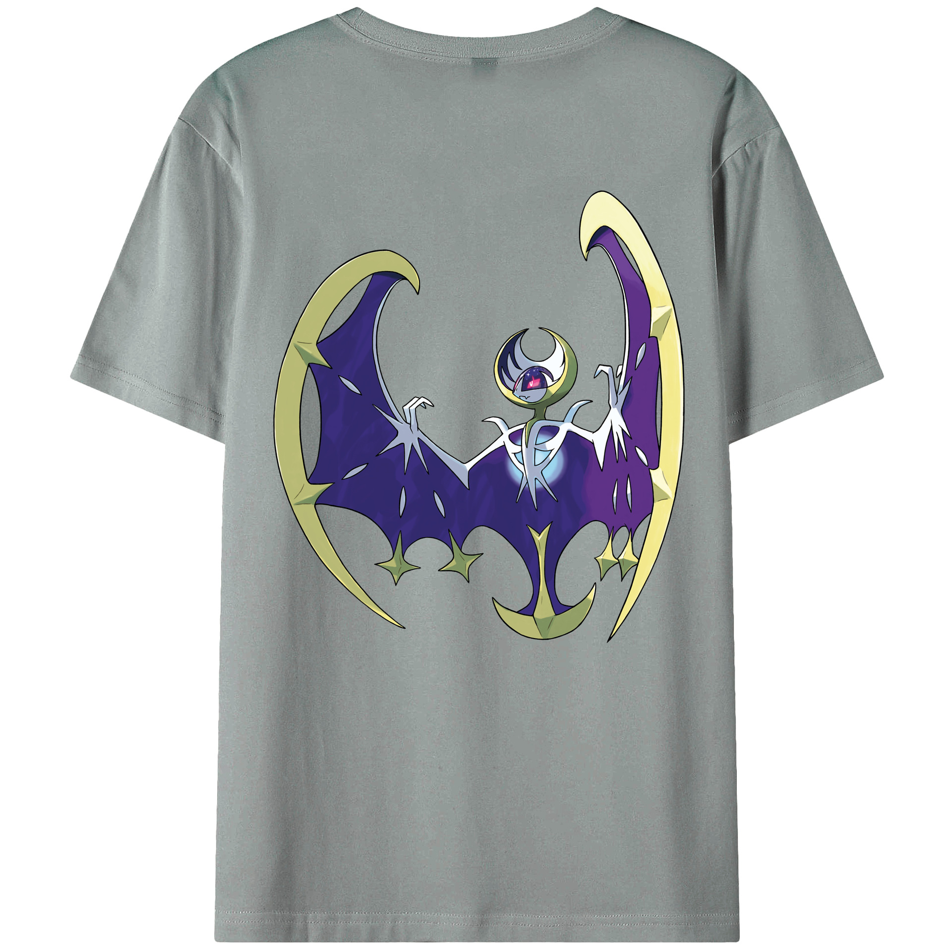 （画像用） ポケットモンスター Pokémon 綿100％ メンズ半袖Tシャツ（バックプリント） 通気性
